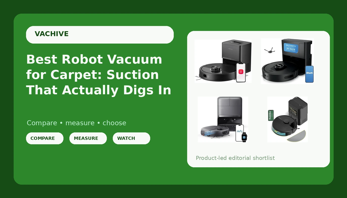 Best Robot Vacuum for Carpet: Suction That Actually Digs In - VacHive review with measurements and honest opinion