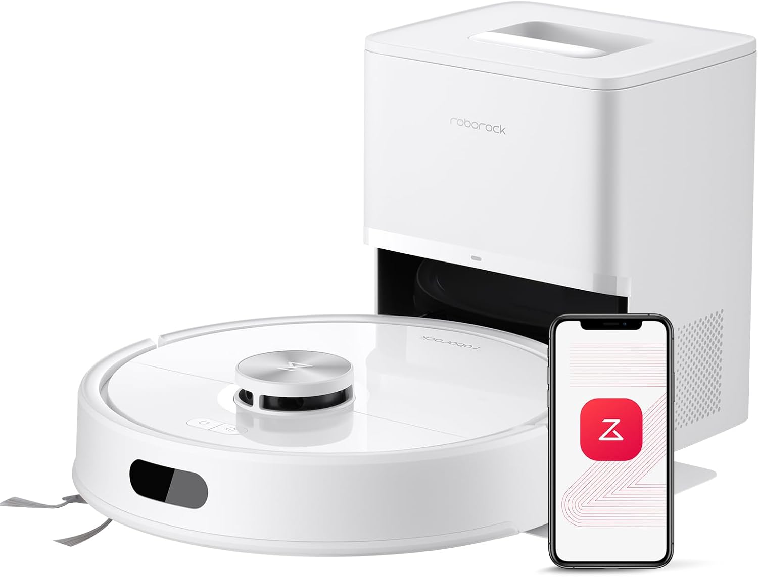 roborock Q7 M5+ Robot Vacuum and Mop, Up to 7-9 Weeks Self-Empty, 10000Pa