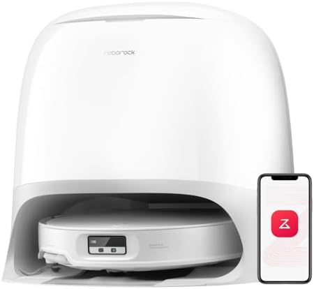 - roborock Qrevo CurvX Robot Vacuum and Mop, 22,000Pa Suction | 3.14’’ Ultra Slim, Zero-Tangling, Reactive AI Obstacle Recognition, AdaptiLift Chassis, Auto Hot Water Mop Washing & Dryi