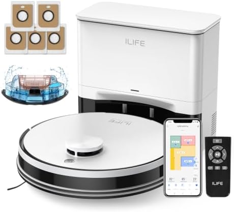ILIFE A30 Pro Robot Vacuum and Mop,10000Pa Max Suction