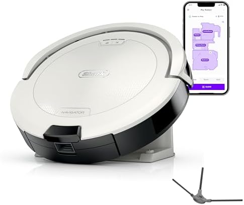 Shark Navigator Robot Vacuum, SmartPath Navigation, White, AV2120