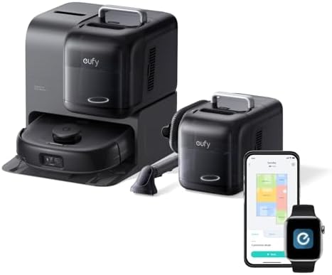 eufy E28 Robot Vacuum and Mop, 20,000 Pa, Portable Carpet Cleaning