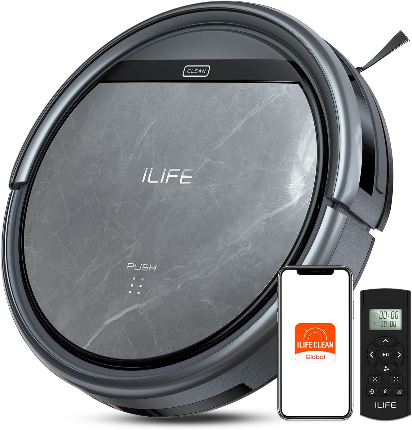 ILIFE V5s Max Robot Vacuum, 4000Pa Strong Suction, Gyro Navigation