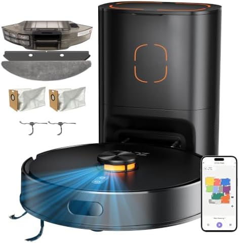 Robot Vacuum and Mop Combo, 90-Day Self Emptying